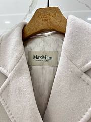 Bagsaaa Max Mara White Wool Long Coat - 4