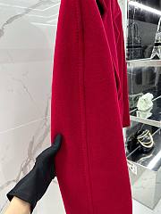Bagsaaa Max Mara Red Wool Long Coat - 4