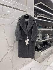 	 Bagsaaa Max Mara Shearling Long Coat Grey - 1
