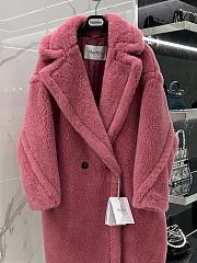 	 Bagsaaa Max Mara Shearling Long Coat Pink - 3