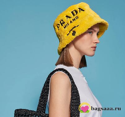 Bagsaaa Prada Terrycloth bucket hat yellow - 1
