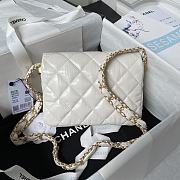 Bagsaaa Chanel 19 Flap Bag 23k White - 13.5*20.5*5cm - 5