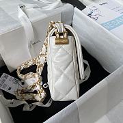Bagsaaa Chanel 19 Flap Bag 23k White - 13.5*20.5*5cm - 3