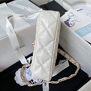 Bagsaaa Chanel 19 Flap Bag 23k White - 13.5*20.5*5cm - 2