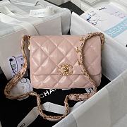 Bagsaaa Chanel 19 Flap Bag 23k Pink - 13.5*20.5*5cm - 1
