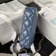 Bagsaaa Chanel 19 Flap Bag 23k Blue - 13.5*20.5*5cm - 4