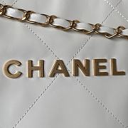 	 Bagsaaa Chanel 22 Bag White Gold Hardware - 30×45×8cm - 4