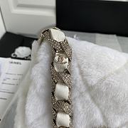 Bagsaaa Chanel White Fur Bag - 1.5*21.5*6.5cm - 6
