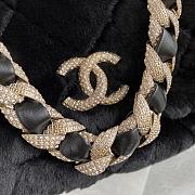 	 Bagsaaa Chanel Black Fur Bag - 1.5*21.5*6.5cm - 4