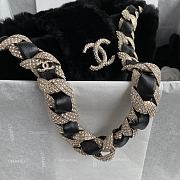 	 Bagsaaa Chanel Black Fur Bucket Bag - 16*18*12cm - 6