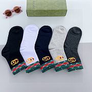 Bagsaaa Set Gucci Socks 5 colors - 5