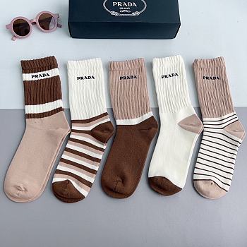 Bagsaaa Set Prada Socks 5 colors
