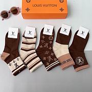 Bagsaaa Set Louis Vuitton Socks 5 colors - 4
