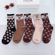 Bagsaaa Set Celine Socks 4 styles - 1