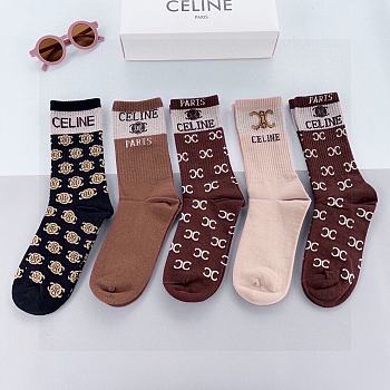 Bagsaaa Set Celine Socks 4 styles
