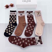 Bagsaaa Set Celine Socks 4 styles - 3
