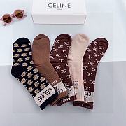 Bagsaaa Set Celine Socks 4 styles - 2
