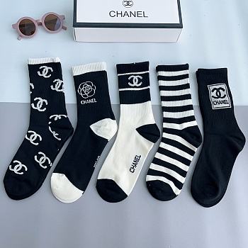 Bagsaaa Set Chanel Socks 5 Styles