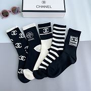 Bagsaaa Set Chanel Socks 5 Styles - 6
