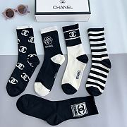 Bagsaaa Set Chanel Socks 5 Styles - 4