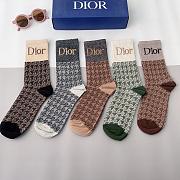 Bagsaaa Set Dior Socks 5 colors - 1