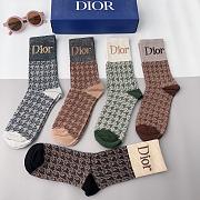 Bagsaaa Set Dior Socks 5 colors - 5