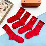 Bagsaaa Set Louis Vuitton Red Socks 5 brands - 4