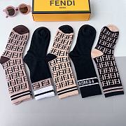 Bagsaaa Set Fendi Socks 5 Styles - 3