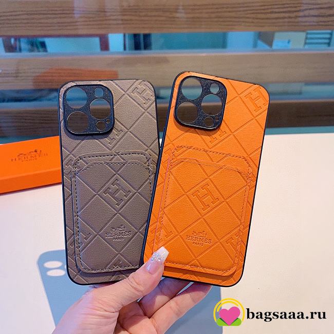 Bagsaaa Hermes Phone Case 2 colors - 1