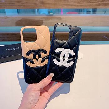 Bagsaa Chanel Phone Case 2 quilted pattern 2 colors