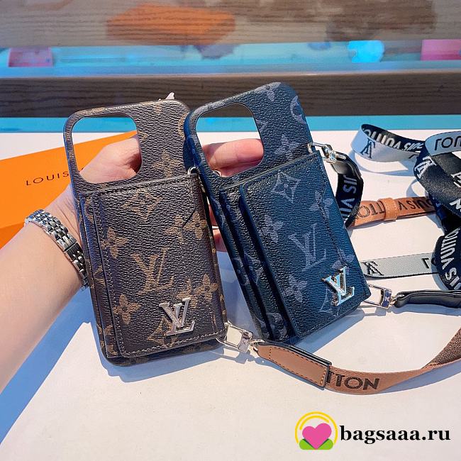 Bagsaaa Louis Vuitton Phone Case With Strap - 1