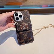 	 Bagsaaa Louis Vuitton Phone Case With Gold Chain  - 3
