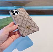 Bagsaaa Gucci Phone Case GG Ebony - 3
