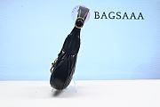 Bagsaaa Black Matelassé Nappa Leather Hobo Bag - 29x20x3.5cm - 6