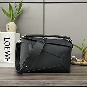 Bagsaaa Loewe Puzzle bag in classic calfskin black - 29*19.5*14cm - 1