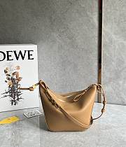 Bagsaaa Loewe Hammock Hobo Bag in classsic calfskin brown - 28*17*9.5cm - 1