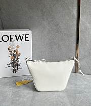 	 Bagsaaa Loewe Hammock Hobo Bag in classsic calfskin white - 28*17*9.5cm - 6