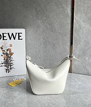 	 Bagsaaa Loewe Hammock Hobo Bag in classsic calfskin white - 28*17*9.5cm - 5