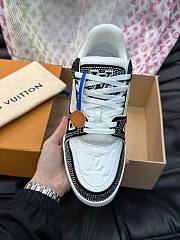 Bagsaa Louis Vuitton Trainer Sneaker Black crystals - 5
