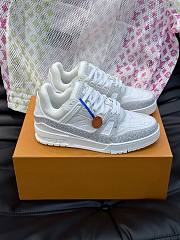 Bagsaa Louis Vuitton Trainer Sneaker White crystals - 5