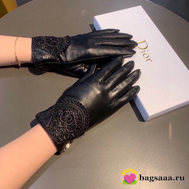 Bagsaaa Dior Black Gloves  - 1