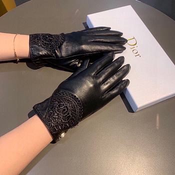 Bagsaaa Dior Black Gloves 