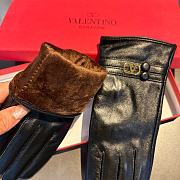 Bagsaaa Valentino Leather Black Gloves - 5