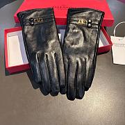 Bagsaaa Valentino Leather Black Gloves - 3