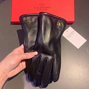 	 Bagsaaa Valentino Leather Black Gloves 02 - 6