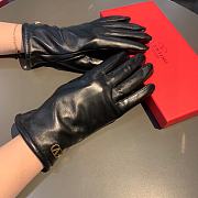 	 Bagsaaa Valentino Leather Black Gloves 02 - 2
