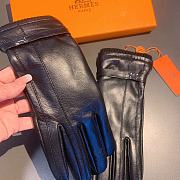 Bagsaaa Hermes Black Leather Gloves - 2