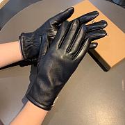 Bagsaaa Burberry Black Leather Gloves - 5
