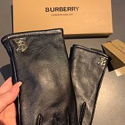 Bagsaaa Burberry Black Leather Gloves - 2