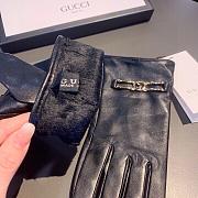 Bagsaaa Gucci Black Leather Gloves - 5